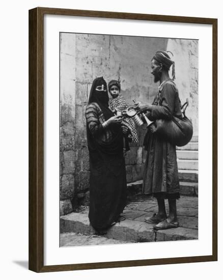 Egyptian Water Seller-null-Framed Photographic Print