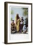 Egyptian Women and Child, Vintage French Postcard, C1900-null-Framed Giclee Print