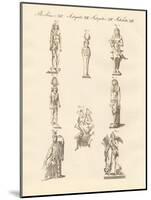 Egyptians Divinities-null-Mounted Giclee Print