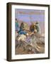 Egyptians Raising Water from the Nile, 1890-91-John Singer Sargent-Framed Giclee Print