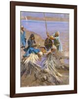 Egyptians Raising Water from the Nile, 1890-91-John Singer Sargent-Framed Giclee Print