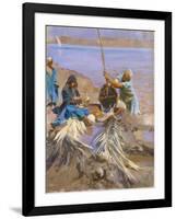 Egyptians Raising Water from the Nile, 1890-91-John Singer Sargent-Framed Giclee Print