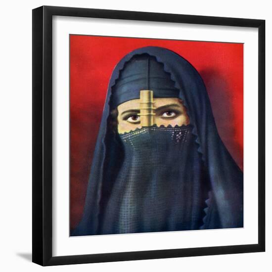 Egypyian Woman, C1922-ENW Slark-Framed Giclee Print