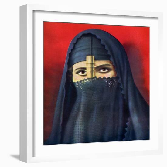 Egypyian Woman, C1922-ENW Slark-Framed Giclee Print