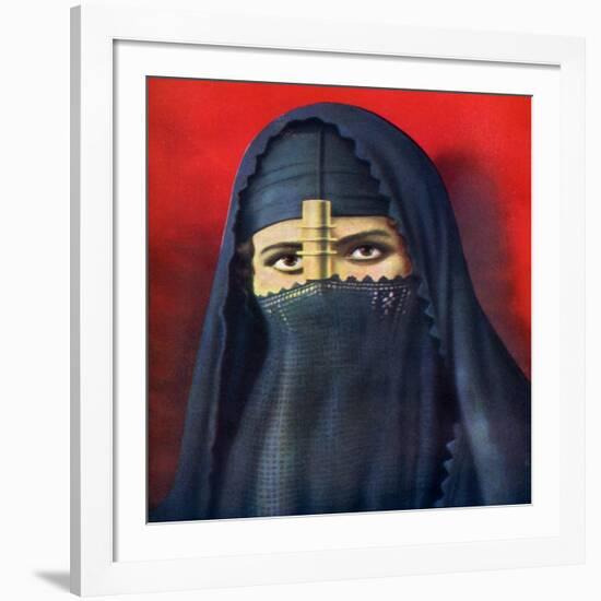 Egypyian Woman, C1922-ENW Slark-Framed Giclee Print