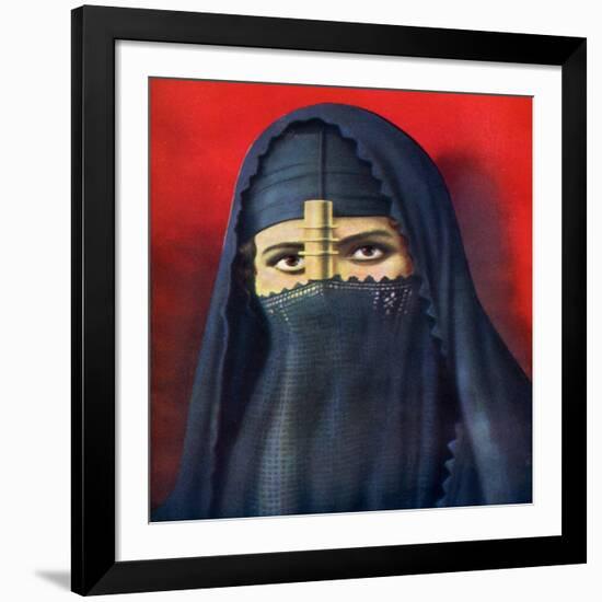 Egypyian Woman, C1922-ENW Slark-Framed Giclee Print