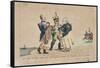 Eh Vite! Eh Vite! Sortez De Votre Gand, Passons La Manche, Voici Les Braves', 1815-null-Framed Stretched Canvas