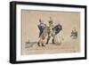 Eh Vite! Eh Vite! Sortez De Votre Gand, Passons La Manche, Voici Les Braves', 1815-null-Framed Giclee Print