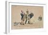 Eh Vite! Eh Vite! Sortez De Votre Gand, Passons La Manche, Voici Les Braves', 1815-null-Framed Giclee Print