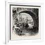 Ehrenbreitstein, from the Moselle Bridge. the Rhine, Germany, 19th Century-null-Framed Giclee Print