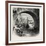 Ehrenbreitstein, from the Moselle Bridge. the Rhine, Germany, 19th Century-null-Framed Giclee Print