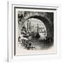 Ehrenbreitstein, from the Moselle Bridge. the Rhine, Germany, 19th Century-null-Framed Giclee Print