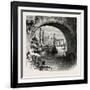 Ehrenbreitstein, from the Moselle Bridge. the Rhine, Germany, 19th Century-null-Framed Giclee Print