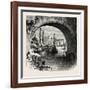 Ehrenbreitstein, from the Moselle Bridge. the Rhine, Germany, 19th Century-null-Framed Giclee Print