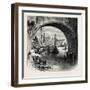 Ehrenbreitstein, from the Moselle Bridge. the Rhine, Germany, 19th Century-null-Framed Giclee Print