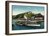 Ehrenbreitstein Koblenz, Dampfer Auf Dem Rhein, Burg-null-Framed Giclee Print