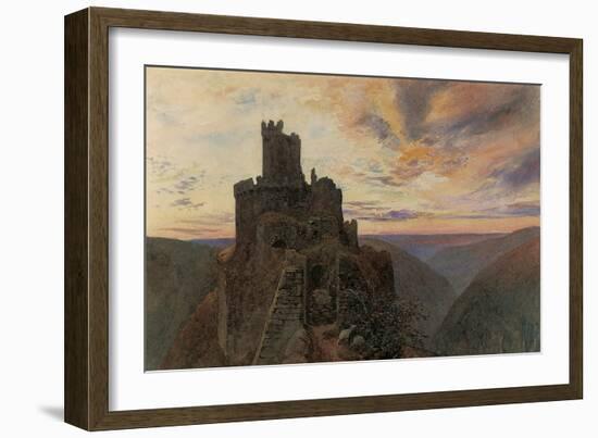 Ehrenburg on the Mosel-Alfred William Hunt-Framed Giclee Print