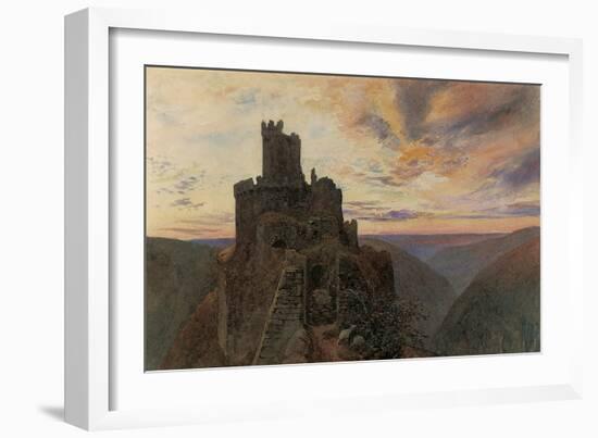 Ehrenburg on the Mosel-Alfred William Hunt-Framed Giclee Print