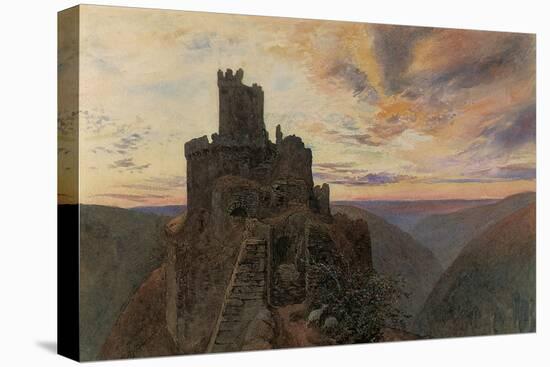 Ehrenburg on the Mosel-Alfred William Hunt-Stretched Canvas
