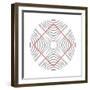 Ehrenstein Illusion, Square In Circles-Science Photo Library-Framed Premium Photographic Print