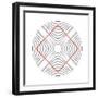 Ehrenstein Illusion, Square In Circles-Science Photo Library-Framed Premium Photographic Print