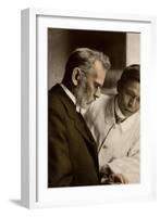 Ehrlich and Hata, Discoverers of Syphilis Cure-Science Source-Framed Giclee Print