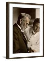 Ehrlich and Hata, Discoverers of Syphilis Cure-Science Source-Framed Giclee Print