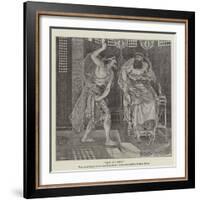 Ehud and Eglon-Ford Madox Brown-Framed Giclee Print