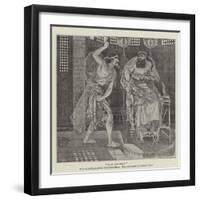 Ehud and Eglon-Ford Madox Brown-Framed Giclee Print