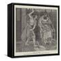 Ehud and Eglon-Ford Madox Brown-Framed Stretched Canvas