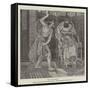 Ehud and Eglon-Ford Madox Brown-Framed Stretched Canvas