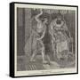 Ehud and Eglon-Ford Madox Brown-Framed Stretched Canvas