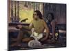 Eiaha Ohipa (Not Working)-Paul Gauguin-Mounted Giclee Print