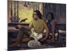 Eiaha Ohipa (Not Working)-Paul Gauguin-Mounted Giclee Print