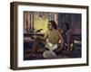 Eiaha Ohipa (Not Working)-Paul Gauguin-Framed Giclee Print