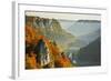 Eichfelsen Near Irndorf of Donautal, Schaufelsen and Werenwag Castle, Swabian Alb, Germany-Jochen Schlenker-Framed Photographic Print