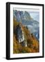 Eichfelsen Near Irndorf of Donautal, Schaufelsen and Werenwag Castle, Swabian Alb, Germany-Jochen Schlenker-Framed Photographic Print