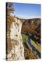 Eichfelsen Rock and Danube Valley in Autumn-Markus-Stretched Canvas