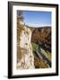 Eichfelsen Rock and Danube Valley in Autumn-Markus-Framed Photographic Print