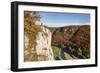 Eichfelsen Rock and Danube Valley in Autumn-Markus-Framed Photographic Print