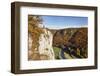 Eichfelsen Rock and Danube Valley in Autumn-Markus-Framed Photographic Print