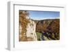 Eichfelsen Rock and Danube Valley in Autumn-Markus-Framed Photographic Print