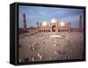 Eid Ul Fitr Celebration, Badshahi Mosque, Lahore, Pakistan-null-Framed Stretched Canvas