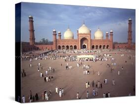 Eid Ul Fitr Celebration, Badshahi Mosque, Lahore, Pakistan-null-Stretched Canvas