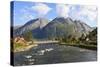 Eidfjord River Rapidly Flows into Eidfjorden, Hordaland, Hardanger, Norway, Scandinavia, Europe-Eleanor Scriven-Stretched Canvas