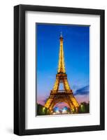 Eifell Tower at Night-null-Framed Art Print