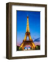 Eifell Tower at Night-null-Framed Art Print