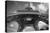 Eiffel 7 BW-Chris Bliss-Stretched Canvas