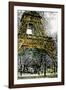 Eiffel Abstract-Micheal Zarowsky-Framed Giclee Print