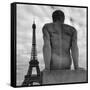 Eiffel and Man-Moises Levy-Framed Stretched Canvas